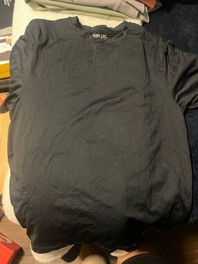 Jockey Black Crew Neck Short Sleeve Tee